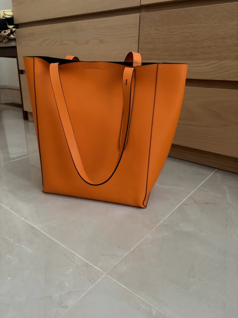 Orange Rebecca Minkoff Tote Bag - Women's Everyday Shoulder Bag